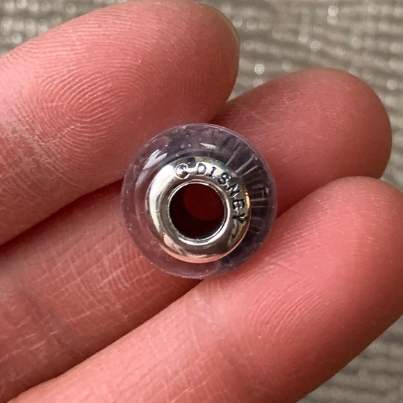 NWOT NWOT Disney Princess Aurora Signature Color Murano Glass Charm Silver 925 - Picture 6 of 12